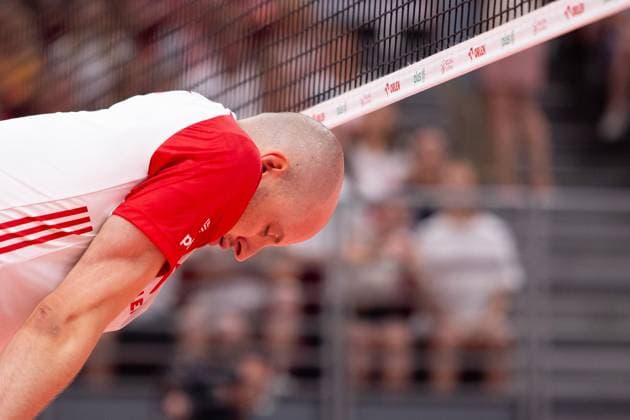 GDANSK 20.07.2024 PRZEDOLIMPIJSKI TURNIEJ TOWARZYSKI SIATKARZY POLSKA - JAPONIA --- PRE-OLYMPIC MENS VOLLEYBALL FRIENDLY TOURNAMENT IN GDANSK: POLAND- JAPAN BARTOSZ KUREK FOT. ANNA KLEPACZKO FOTOPYK NEWSPIX.PL --- Newspix.pl POLAND OUT!  240720LUM120