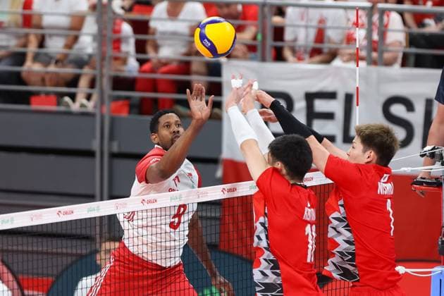 GDANSK 20.07.2024 PRZEDOLIMPIJSKI TURNIEJ TOWARZYSKI SIATKARZY POLSKA - JAPONIA --- PRE-OLYMPIC MENS VOLLEYBALL FRIENDLY TOURNAMENT IN GDANSK: POLAND- JAPAN WILFREDO LEON VENERO FOT. ANNA KLEPACZKO FOTOPYK NEWSPIX.PL --- Newspix.pl POLAND OUT!  240720LUM133