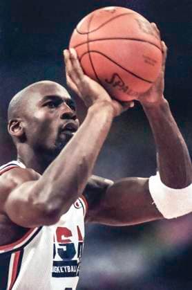 Archivbilder der Woche SPORT KW29 RECORD DATE NOT STATED USA Basketbll Dream Team Michael Jordan (USA) competing at the 1992 Tournament of the Americas Portland Oregon United States Copyright: xDUOMO PCNx BK24N1 920111