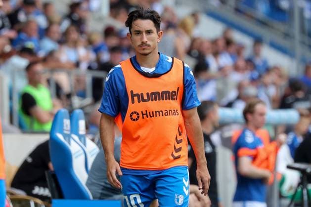 20.07.2024, xgox, Fussball -Testspiel, 1.FC Magdeburg - VfL Bochum emspor, v.l. Jason Ceka (Magdeburg, 10) (DFL DFB REGULATIONS PROHIBIT ANY USE OF PHOTOGRAPHS as IMAGE SEQUENCES and or QUASI-VIDEO) Magdeburg