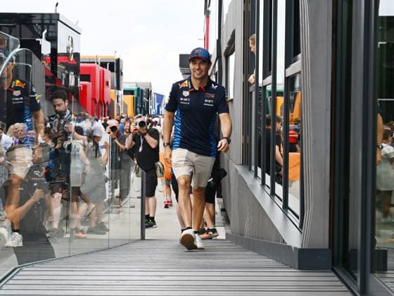 July 21, 2024, Budapest, Budapest, Hungary: Sergio Perez of Red Bull arrives to the paddock beforeo the feature race of the 2024 Formula 1 Hungarian Grand Prix held on the Hungaroring. Budapest Hungary - ZUMAs291 20240721_zip_s291_005 Copyright: xBalintxSzentgallayx