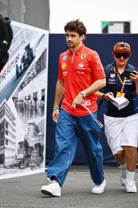July 21, 2024, Budapest, Budapest, Hungary: Charles Leclerc of Ferrari arrives to the paddock beforeo the feature race of the 2024 Formula 1 Hungarian Grand Prix held on the Hungaroring. Budapest Hungary - ZUMAs291 20240721_zip_s291_006 Copyright: xBalintxSzentgallayx