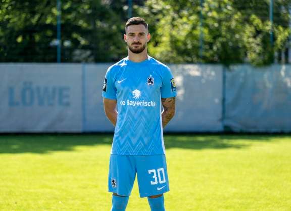 21.07.2024, Fussball 3. Liga 2024 2025, TSV 1860 München, Porträttermin 2024 2025, an der Grünwalderstrasse, München. Maximilian Wolfram (TSV 1860 München)