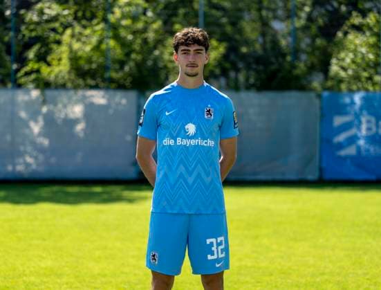 21.07.2024, Fussball 3. Liga 2024 2025, TSV 1860 München, Porträttermin 2024 2025, an der Grünwalderstrasse, München. Moritz Bangerter (1860 München)