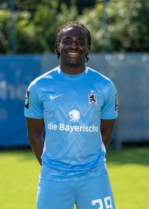 21.07.2024, Fussball 3. Liga 2024 2025, TSV 1860 München, Porträttermin 2024 2025, an der Grünwalderstrasse, München. Eliot Muteba (TSV 1860 München)