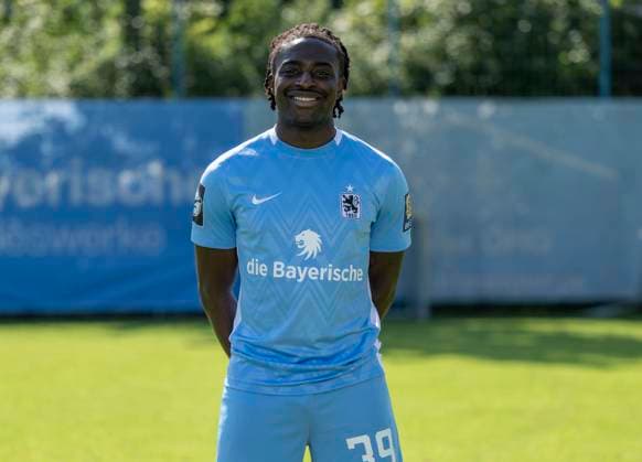 21.07.2024, Fussball 3. Liga 2024 2025, TSV 1860 München, Porträttermin 2024 2025, an der Grünwalderstrasse, München. Eliot Muteba (TSV 1860 München)