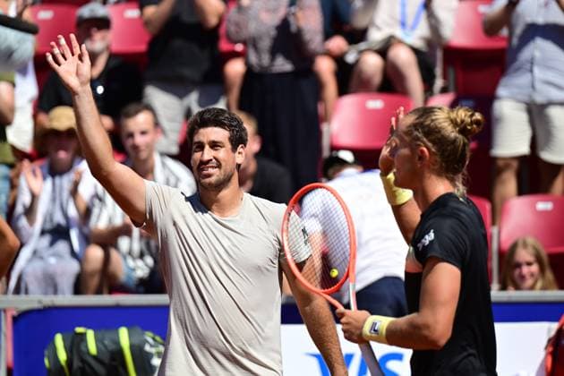 Brazil s Orlando Luz and Rafael Matos win Sunday s men s doubles final against France s Manuel Guinard and Gregoire Jacq in the Nordea Open in Bastad, Sweden on July 21, 2024. BASTAD SWEDEN x9200x