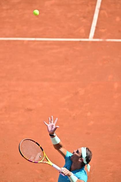 BASTAD, SVERIGE 20240721 Spaniens Rafael Nadal under söndagens final i herrarnas singel mot Portugals Nuno Borges i Nordea Open i Bastad. BASTAD SVERIGE x9200x