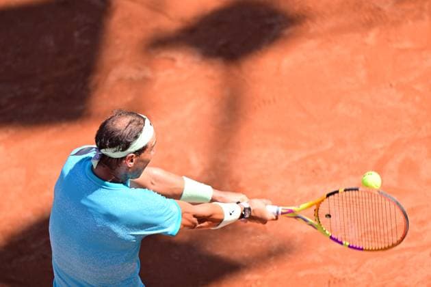 BASTAD, SVERIGE 20240721 Spaniens Rafael Nadal under söndagens final i herrarnas singel mot Portugals Nuno Borges i Nordea Open i Bastad. BASTAD SVERIGE x9200x