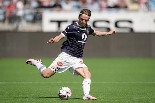 Eliteserien i fotball 2024 Stromsgodset Tromso Drammen 20240721 Stromsgodsets Jonas Therkelsen during the Eliteserien football match between Stromsgodset and Tromso at Marienlyst Stadium Photo Amanda Pedersen Giske NTB Drammen Norway EDITORIAL USE ONLY RESTRICTED USE FOR BETTING COMPANIES  Copyright: xAmandaxPedersenxGiskex xNTBx