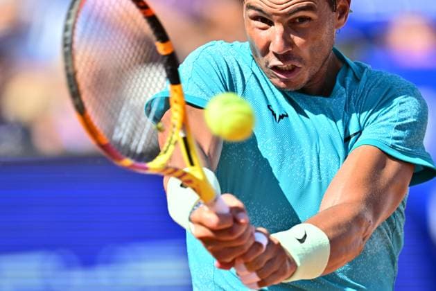Spain s Rafael Nadal during Sunday s men s singles final against Portugal s Nuno Borges in the Nordea Open in Bastad, Sweden on july 21, 2024. BASTAD SWEDEN x9200x