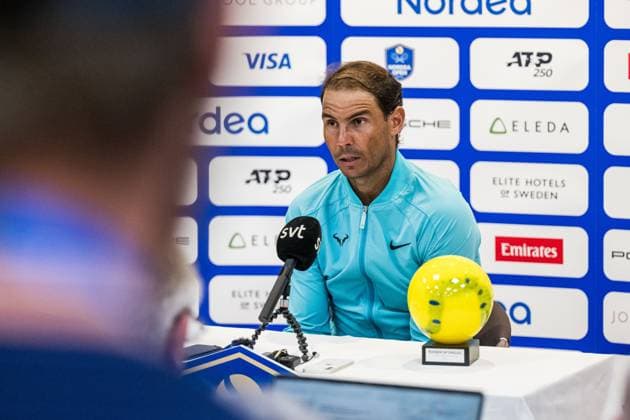 240721 Rafael Nadal of Spain after the final of Nordea Open day 7 on July 21, 2024 in Bastad. Photo: Niclas Jönsson BILDBYRAN COP 273 NO0291 tennis svenska öppna swedish open bbeng Copyright: NICLASxJÖNSSON BB240721NO115