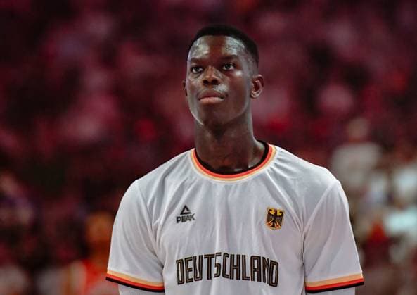 Basketball Laenderspiel, Deutschland - Japan 19.07.2024, xlakx, Basketball Laenderspiel, Deutschland - Japan emspor, v.l. Dennis Schroeder (Germany 17) Berlin Uber Arena Berlin Deutschland (DEU) Copyright: xDanielxLakomski JanxHuebnerx