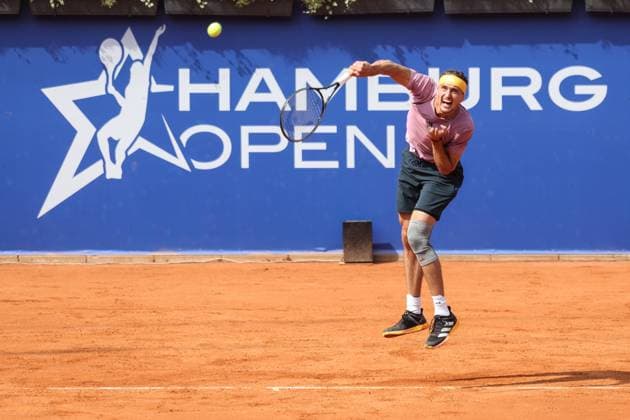 Bilder des Jahres 2024, Sport 07 Juli Sport Themen der Woche KW 29 Sport Bilder des Tages Tennis: Hamburg Open 2024, ATP500, Finale, Hamburg, 21.07.2024 Alexander Zverev (GER) - Arthur Fils (FRA) *** Tennis Hamburg Open 2024, ATP500, Final, Hamburg, 21 07 2024 Alexander Zverev GER Arthur Fils FRA