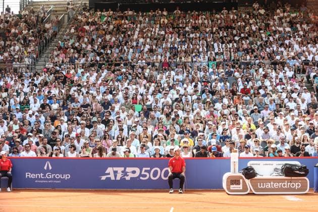 Tennis: Hamburg Open 2024, ATP500, Finale, Hamburg, 21.07.2024 Alexander Zverev (GER) - Arthur Fils (FRA), Feature, Fan, Fans, Zuschauer