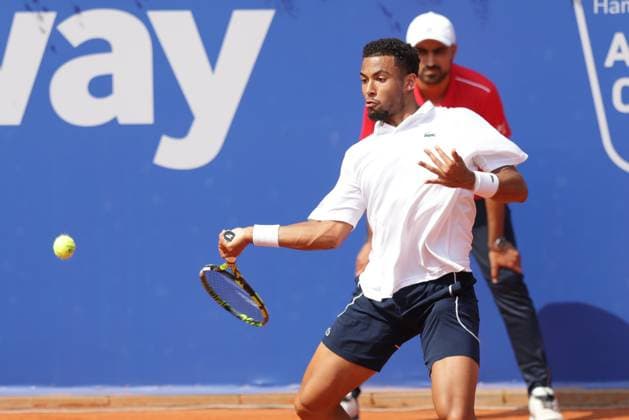 Tennis Herren ATP, Tennis Herren Tennis Herren Tour 500 European Open Hamburg, Hamburg Open ATP 500 2024 , 21.07.2024 , Finale , Arthur Fils FRA spielt eine Vorhand Copyright: FernandoxSoares