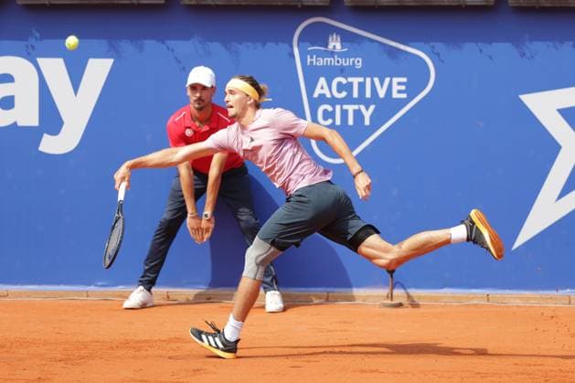 Tennis Herren ATP, Tennis Herren Tennis Herren Tour 500 European Open Hamburg, Hamburg Open ATP 500 2024 , 21.07.2024 , Finale , Alexander Zverev GER spielt eine Vorhand Copyright: FernandoxSoares
