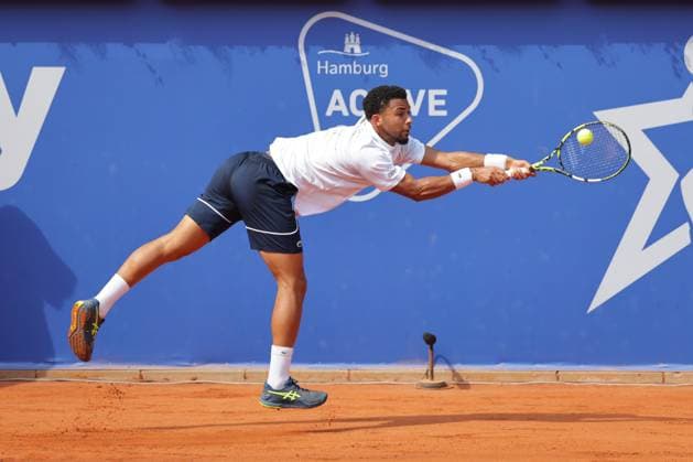 Tennis Herren ATP, Tennis Herren Tennis Herren Tour 500 European Open Hamburg, Hamburg Open ATP 500 2024 , 21.07.2024 , Finale , Arthur Fils FRA spielt eine Vorhand Copyright: FernandoxSoares