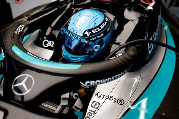 63 George Russell (GBR, Mercedes-AMG Petronas F1 Team), F1 Grand Prix of Hungary at Hungaroring on July 21, 2024 in Budapest, Hungary. (Photo by HOCH ZWEI) Budapest Hungary