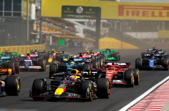 Start, 1 Max Verstappen (NLD, Oracle Red Bull Racing), F1 Grand Prix of Hungary at Hungaroring on July 21, 2024 in Budapest, Hungary. (Photo by HOCH ZWEI) Budapest Hungary