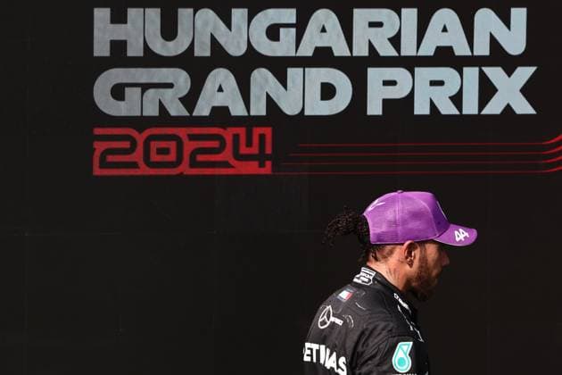 F1 Hungarian Grand Prix 2024 Lewis Hamilton of Mercedes after the Formula 1 Hungarian Grand Prix at Hungaroring in Budapest, Hungary on July 21, 2024. Budapest Hungary  Copyright: xJakubxPorzyckix originalFilename:porzycki-f1hungar240721_np2Db.jpg