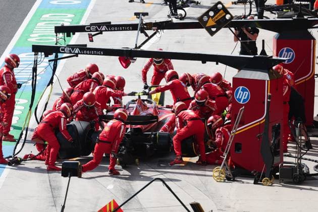 55 Carlos Sainz (ESP, Scuderia Ferrari HP), F1 Grand Prix of Hungary at Hungaroring on July 21, 2024 in Budapest, Hungary. (Photo by HOCH ZWEI) Budapest Hungary