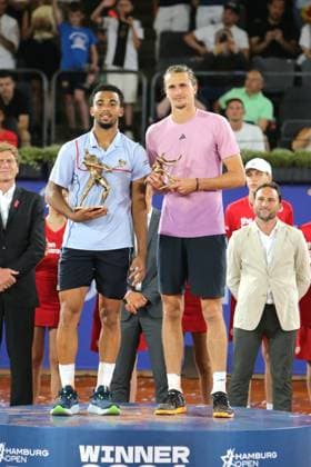 Tennis Herren ATP, Tennis Herren Tennis Herren Tour 500 European Open Hamburg, Hamburg Open ATP 500 2024 , 21.07.2024 , Finale , Arthur Fils FRA , Alexander Zverev GER Copyright: FernandoxSoares