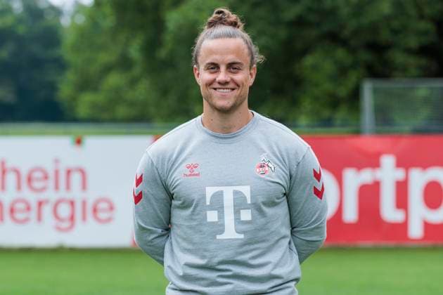 Mannschaftsfoto 1. FC Köln-Frauen, Saison 2024 25; 22.07.2024 Maximilian Goller (Athletiktrainer). Mannschaftsfoto-Termin der Frauen des 1. FC Köln für die Saison 2024 25, am 22.07.2024, Geissbockheim, Köln. Copyright: xBEAUTIFULxSPORTS Meuselx