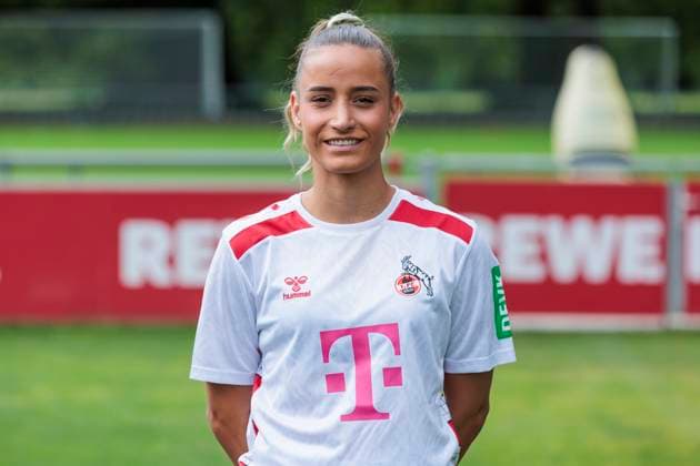 Mannschaftsfoto 1. FC Köln-Frauen, Saison 2024 25; 22.07.2024 Vanessa Leimenstoll (1. FC Köln, 29). Mannschaftsfoto-Termin der Frauen des 1. FC Köln für die Saison 2024 25, am 22.07.2024, Geissbockheim, Köln. Copyright: xBEAUTIFULxSPORTS Meuselx