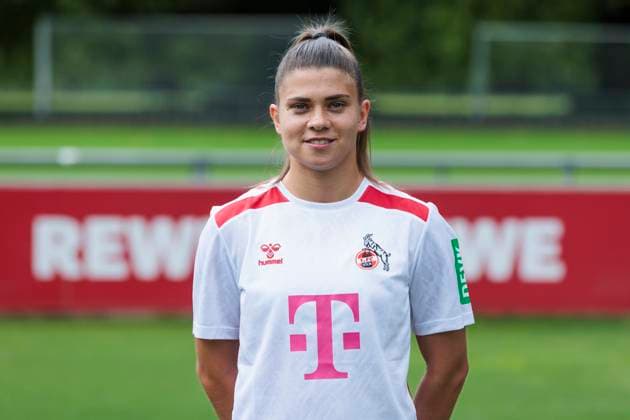 Mannschaftsfoto 1. FC Köln-Frauen, Saison 2024 25; 22.07.2024 Martyna Wiankowska (1. FC Köln, 26). Mannschaftsfoto-Termin der Frauen des 1. FC Köln für die Saison 2024 25, am 22.07.2024, Geissbockheim, Köln. Copyright: xBEAUTIFULxSPORTS Meuselx
