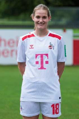 Mannschaftsfoto 1. FC Köln-Frauen, Saison 2024 25; 22.07.2024 Taylor Ziemer (1. FC Köln, 18). Mannschaftsfoto-Termin der Frauen des 1. FC Köln für die Saison 2024 25, am 22.07.2024, Geissbockheim, Köln. Copyright: xBEAUTIFULxSPORTS Meuselx