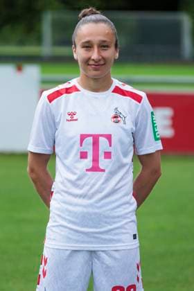 Mannschaftsfoto 1. FC Köln-Frauen, Saison 2024 25; 22.07.2024 Sylwia Matysik (1. FC Köln, 20). Mannschaftsfoto-Termin der Frauen des 1. FC Köln für die Saison 2024 25, am 22.07.2024, Geissbockheim, Köln. Copyright: xBEAUTIFULxSPORTS Meuselx