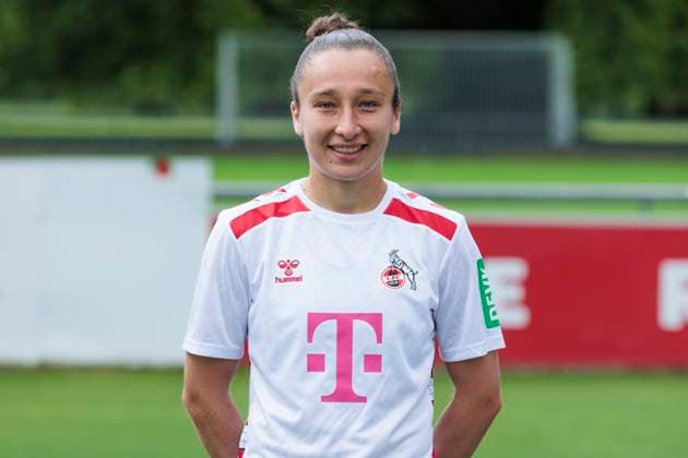 Mannschaftsfoto 1. FC Köln-Frauen, Saison 2024 25; 22.07.2024 Sylwia Matysik (1. FC Köln, 20). Mannschaftsfoto-Termin der Frauen des 1. FC Köln für die Saison 2024 25, am 22.07.2024, Geissbockheim, Köln. Copyright: xBEAUTIFULxSPORTS Meuselx