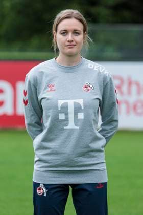 Mannschaftsfoto 1. FC Köln-Frauen, Saison 2024 25; 22.07.2024 Inga Wester (Physiotherapeutin). Mannschaftsfoto-Termin der Frauen des 1. FC Köln für die Saison 2024 25, am 22.07.2024, Geissbockheim, Köln. Copyright: xBEAUTIFULxSPORTS Meuselx