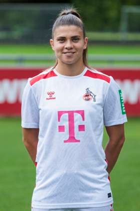 Mannschaftsfoto 1. FC Köln-Frauen, Saison 2024 25; 22.07.2024 Martyna Wiankowska (1. FC Köln, 26). Mannschaftsfoto-Termin der Frauen des 1. FC Köln für die Saison 2024 25, am 22.07.2024, Geissbockheim, Köln. Copyright: xBEAUTIFULxSPORTS Meuselx