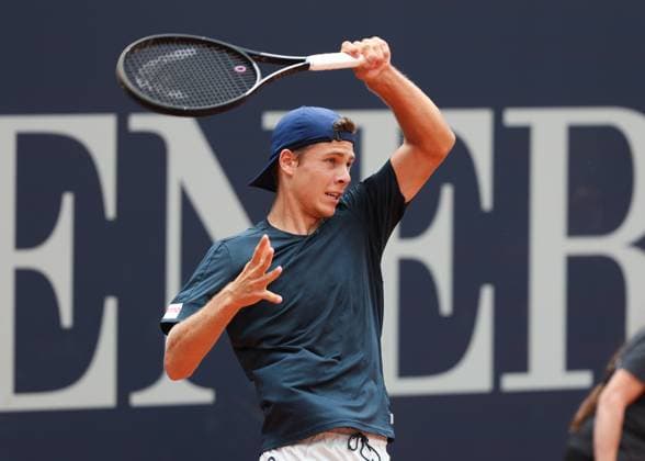 Joel Schwaerzler (AUT) Tennis - Generali Open Kitzbuehel 2024 - ATP, Tennis Herren 250 - Kitzbuehler Tennis Club - Kitzbuehel - Tirol - Oesterreich - 22 July 2024. Copyright: xJuergenxHasenkopfx
