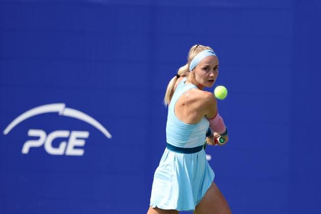 WARSZAWA 22.07.2024 TURNIEJ WTA, Tennis Damen 125 POLISH OPEN --- TENNIS TOURNAMENT WTA 125 POLISH OPEN IN WARSAW REBECCA SRAMKOVA FOT. PIOTR KUCZA FOTOPYK NEWSPIX.PL --- Newspix.pl  240722PYK0094