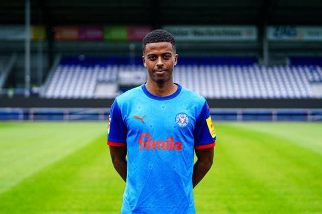 Andu Kelati; Holstein Kiel 16 GER, Holstein Kiel, Bundesliga, Portraettermin 2024 2025 GER, Holstein Kiel, Bundesliga, Portraettermin 2024 2025 Kiel Copyright: xEibner-Pressefoto MarcelxvonxFehrnx EP_MFN