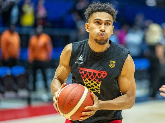 Maodo Lo (Deutschland, 04), GBR, USA vs. Germany, Basketball, Testspiel, Olympiavorbereitung, Spielzeit 2024 2025, 22.07.2024 GBR, USA vs. Germany, Basketball, Testspiel, Olympiavorbereitung, Spielzeit 2024 2025, 22.07.2024 London Copyright: xEibner-Pressefoto SaschaxWaltherx EP_SWA