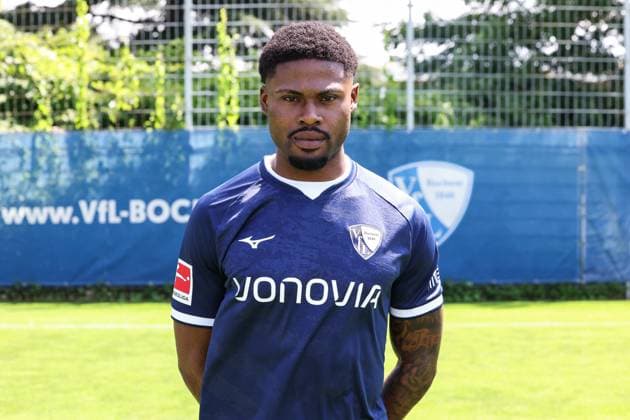 23.07.2024, Fussball, Saison 2024 2025, 1. Bundesliga, Porträttermin, Mannschaftsfoto VfL Bochum, Moritz-Broni Kwarteng; VfL Bochum Bochum NRW Deutschland xRHR-FOTOx Copyright: RHR-FOTOx RHR-FOTO