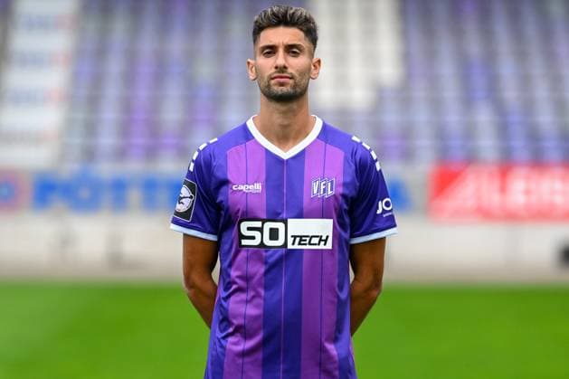 VfL Osnabrück; 3. Liga Porträttermin 2024 2025 am 23.07.2024 an der Bremer Brücke in Osnabrück Aday Ercan (Osnabrueck)