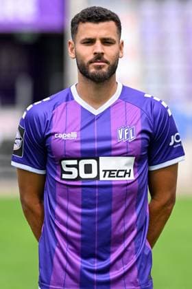 VfL Osnabrück; 3. Liga Porträttermin 2024 2025 am 23.07.2024 an der Bremer Brücke in Osnabrück Dave Gnaase (Osnabrueck)