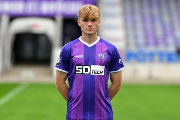 VfL Osnabrück; 3. Liga Porträttermin 2024 2025 am 23.07.2024 an der Bremer Brücke in Osnabrück Niklas Niehoff (Osnabrueck)
