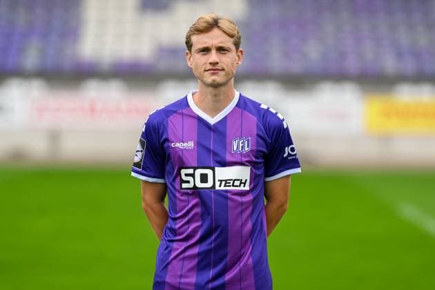 VfL Osnabrück; 3. Liga Porträttermin 2024 2025 am 23.07.2024 an der Bremer Brücke in Osnabrück Bastien Conus (Osnabrueck)
