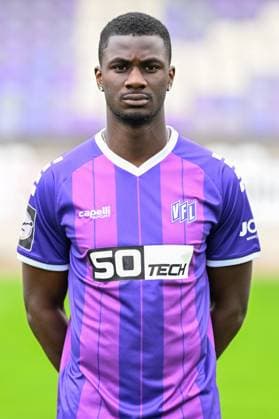 VfL Osnabrück; 3. Liga Porträttermin 2024 2025 am 23.07.2024 an der Bremer Brücke in Osnabrück Maxwell Gyamfi (Osnabrueck)