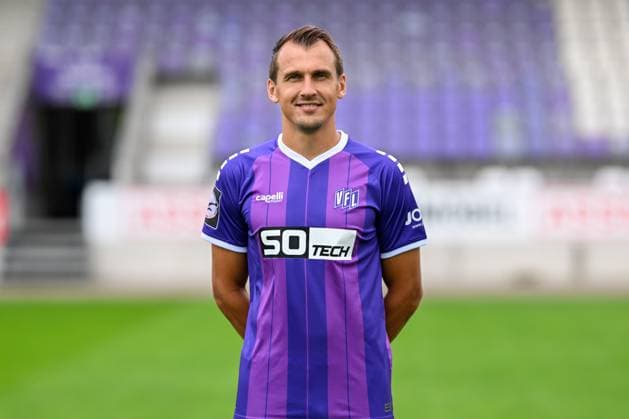 VfL Osnabrück; 3. Liga Porträttermin 2024 2025 am 23.07.2024 an der Bremer Brücke in Osnabrück Robert Tesche (Osnabrueck)