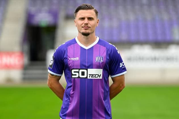 VfL Osnabrück; 3. Liga Porträttermin 2024 2025 am 23.07.2024 an der Bremer Brücke in Osnabrück Erik Engelhardt (Osnabrueck)