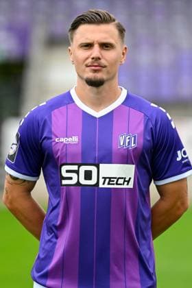 VfL Osnabrück; 3. Liga Porträttermin 2024 2025 am 23.07.2024 an der Bremer Brücke in Osnabrück Erik Engelhardt (Osnabrueck)