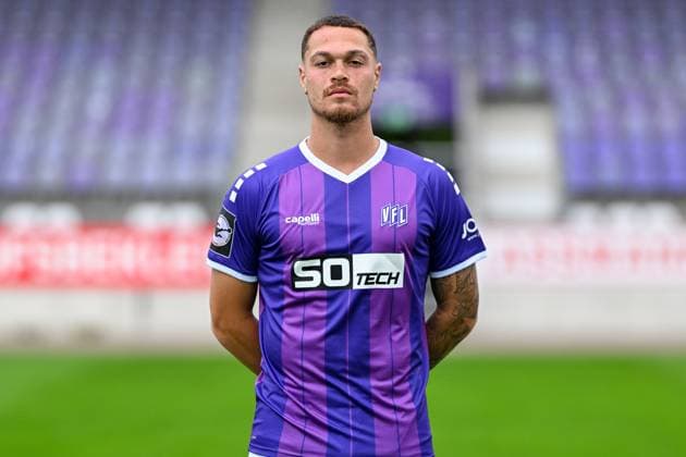 VfL Osnabrück; 3. Liga Porträttermin 2024 2025 am 23.07.2024 an der Bremer Brücke in Osnabrück Joel Zwarts (Osnabrueck)