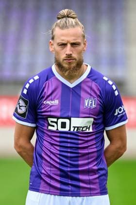 VfL Osnabrück; 3. Liga Porträttermin 2024 2025 am 23.07.2024 an der Bremer Brücke in Osnabrück Brian Beyer (Osnabrueck)